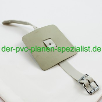 Einschweißplatten PVC incl. Schnallriemen 30 cm